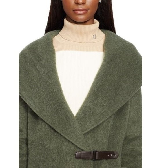 Ralph Lauren - Loden Green Wool Coat | New - Picture 3 of 7